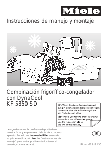 Manual de uso Miele KF 5850 SD Frigorífico combinado