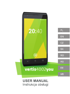 Instrukcja Overmax Vertis 4002 You Telefon komórkowy