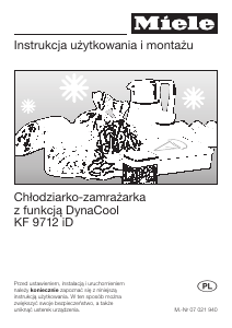 Instrukcja Miele KF 9712 iD Lodówko-zamrażarka