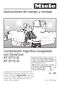 Manual de uso Miele KF 9713 iD Frigorífico combinado