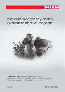 Manual de uso Miele KFN 11923 SD-2 Frigorífico combinado