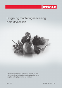 Brugsanvisning Miele KFN 11923 SD-2 Køle-fryseskab
