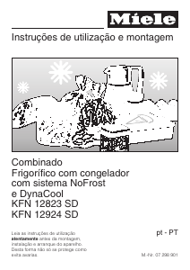 Manual Miele KFN 12823 SD Frigorífico combinado