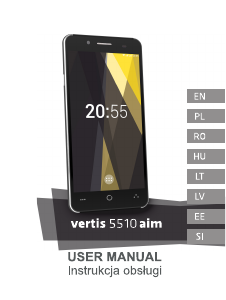Használati útmutató Overmax Vertis 5510 Aim Mobiltelefon
