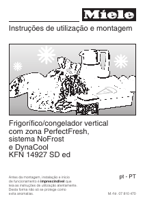 Manual Miele KFN 14927 SD Frigorífico combinado
