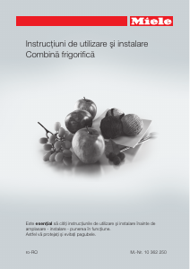 Manual Miele KFN 28032 D ws Combina frigorifica