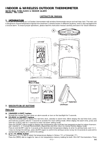 Manuale Denver TRC-1460 Stazione meteorologica