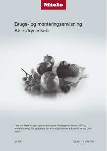 Brugsanvisning Miele KFN 29132 D ws Køle-fryseskab