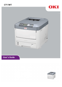 Handleiding OKI C711WT Printer