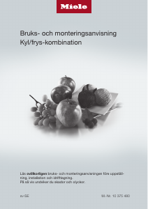 Bruksanvisning Miele KFN 29283 D edt/cs Kyl-frys