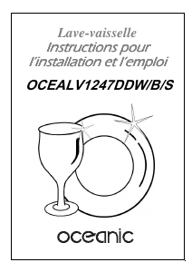 Mode d’emploi Oceanic OCEALV1247DDW Lave-vaisselle