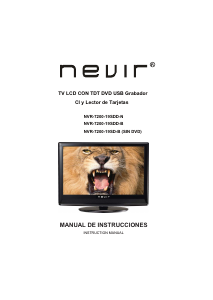 Bruksanvisning Nevir NVR-7200-19SD-B LCD TV