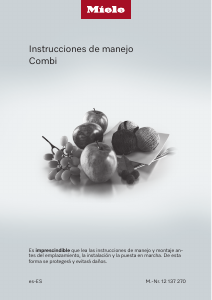 Manual de uso Miele KFN 4898 AD Frigorífico combinado