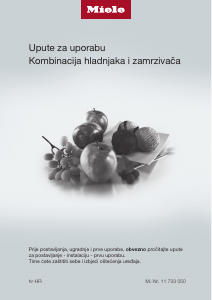 Priručnik Miele KFN 7714 F Frižider – zamrzivač