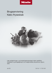 Brugsanvisning Miele KFN 7714 F Køle-fryseskab