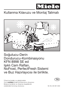 Kullanım kılavuzu Miele KFN 8998 SE ed Donduruculu buzdolabı