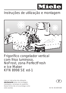 Manual Miele KFN 8998 SE ed-1 Frigorífico combinado