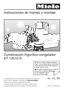 Manual de uso Miele KT 12510 S Frigorífico combinado