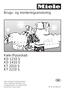 Brugsanvisning Miele KT 2010 S Køle-fryseskab