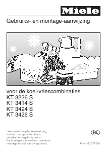 Handleiding Miele KT 3226 S Koel-vries combinatie