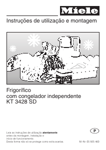 Manual Miele KT 3428 SD Frigorífico combinado