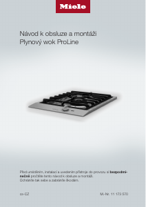 Manuál Miele CS 1011 Varná deska
