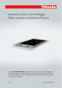 Manuale Miele CS 1221-1 i Piano cottura