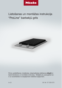 Rokasgrāmata Miele CS 1312 Plīts virsma