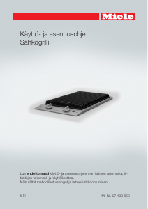 Käyttöohje Miele CS 1312 Keittotaso