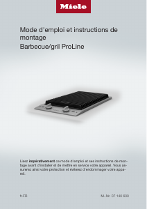 Mode d’emploi Miele CS 1322 Table de cuisson