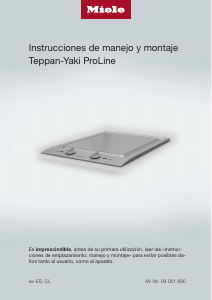 Manual de uso Miele CS 1327 Placa