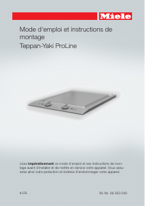 Mode d’emploi Miele CS 1327 Table de cuisson