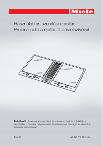 Használati útmutató Miele CSDA 1030 EDST Főzőlap