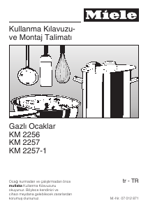 Kullanım kılavuzu Miele KM 2256 G Ocak