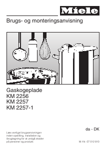 Brugsanvisning Miele KM 2256 G Kogesektion