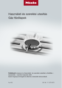Használati útmutató Miele KM 2356 Főzőlap