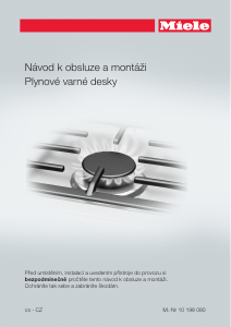 Manuál Miele KM 2356 Varná deska