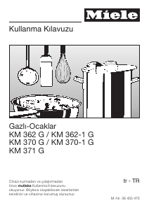 Kullanım kılavuzu Miele KM 371 G Ocak