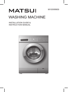 Handleiding Matsui M100WM09 Wasmachine