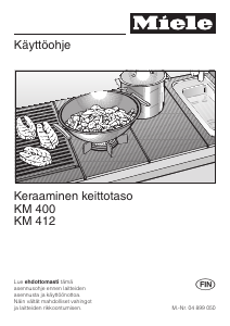 Käyttöohje Miele KM 400 Keittotaso