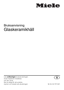Bruksanvisning Miele KM 443 Häll