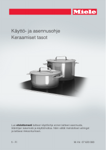 Käyttöohje Miele KM 5600 Keittotaso