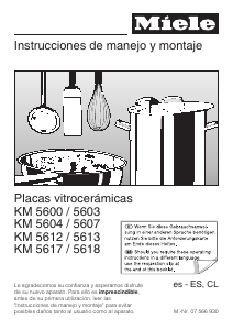 Manual de uso Miele KM 5617 Placa