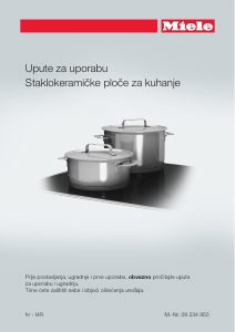 Priručnik Miele KM 6224 Ploča za kuhanje