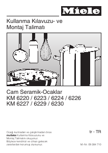 Kullanım kılavuzu Miele KM 6230 Ocak