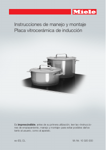 Manual de uso Miele KM 6324 Placa