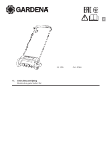 Handleiding Gardena ES 500 Verticuteermachine