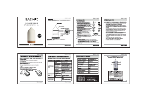 Manual de uso Gadnic DIFU0030 Humidificador