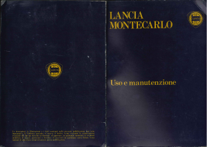 Manuale Lancia Montecarlo (1980)