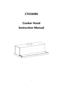 Handleiding Candy CT6360IN Afzuigkap